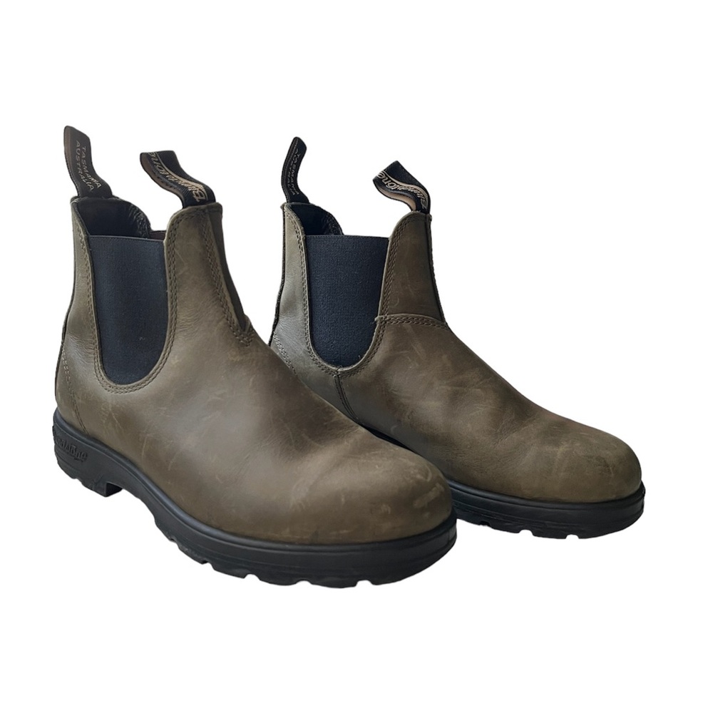 RARE Blundstone Green Leather AUS Size 5